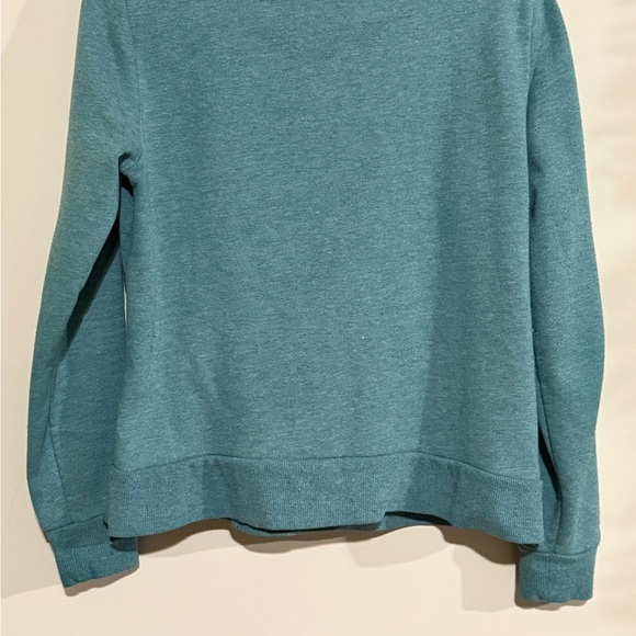 Women's Teal Athletic Hoodie - Picture 4 of 4
